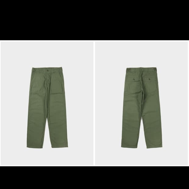 오어슬로우 퍼티그 팬츠 레귤러핏 2사이즈