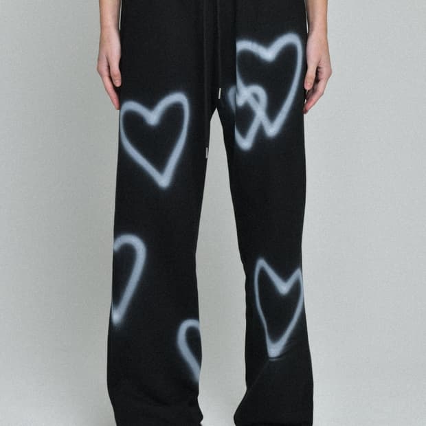 미드나잇 무브 여성 하트 팬츠 