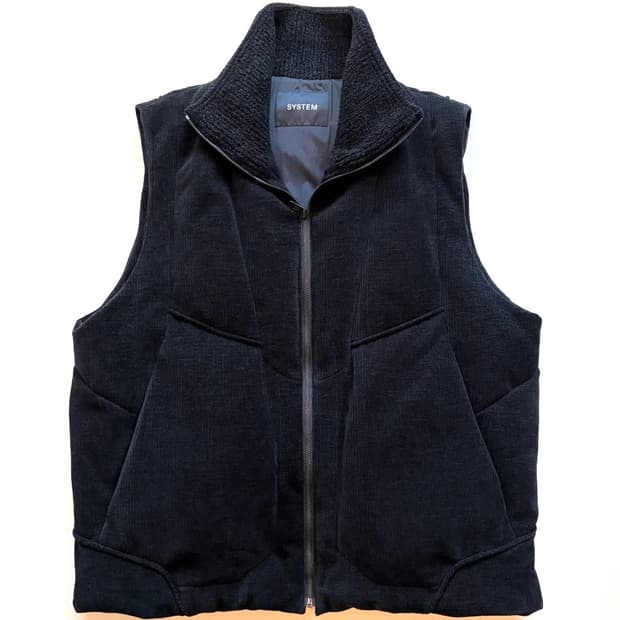 시스템옴므 구스다운 베스트 파카