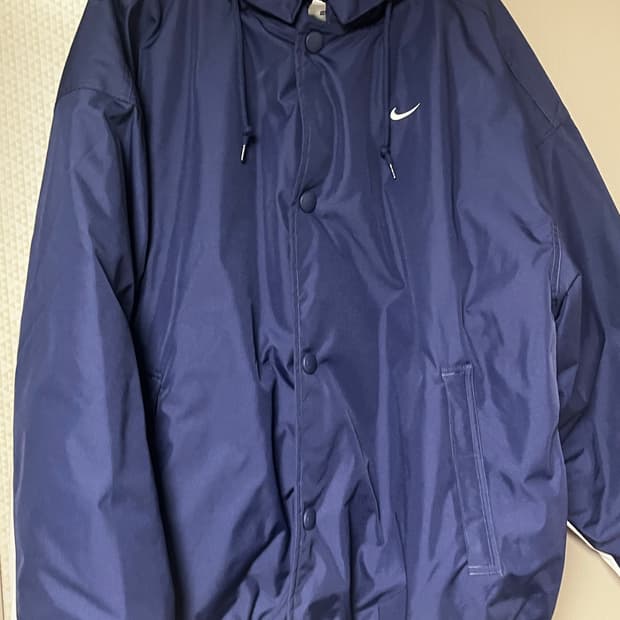 나이키 솔로 스우시 푸퍼 미드네이비 XL