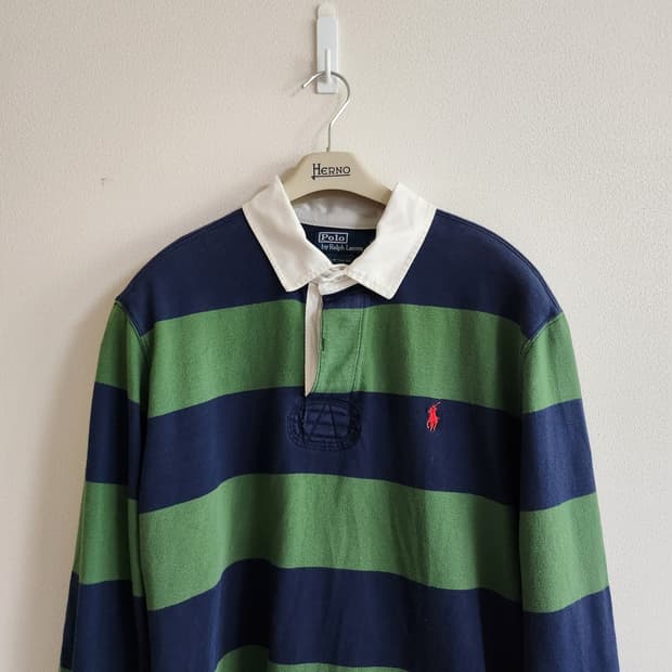 폴로랄프로렌 럭비티셔츠 (XXL