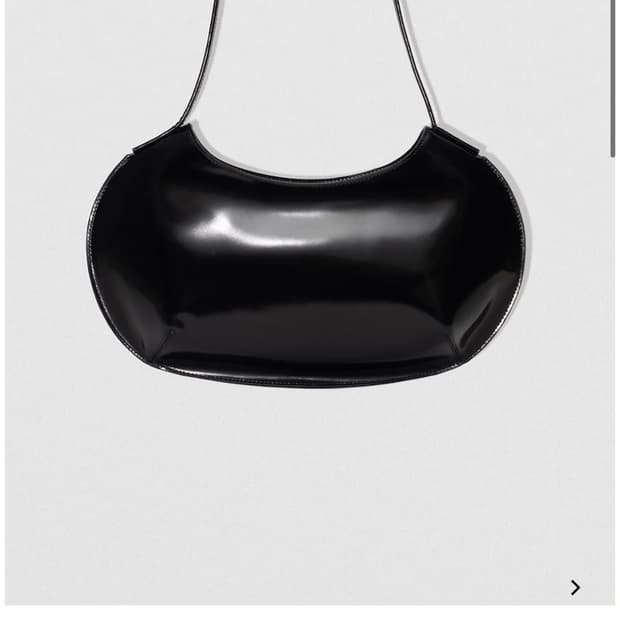 바이파 HORNER 레더 숄더백 블랙