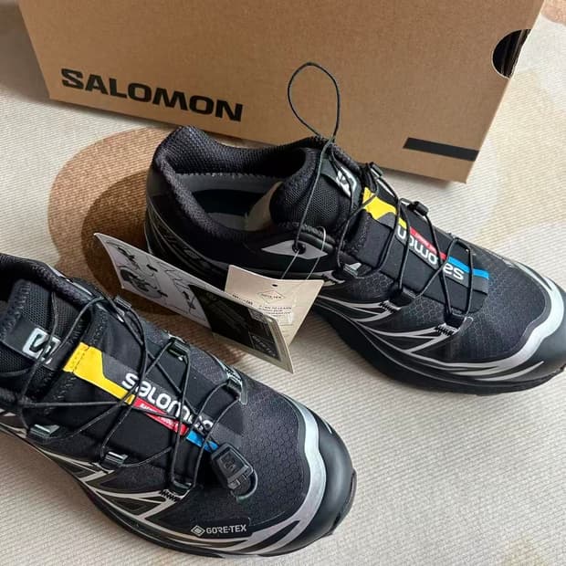 살로몬 XT-6 고어텍스 블랙 실버 275MM