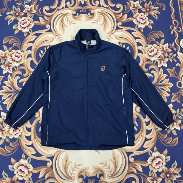 (M)00s나이키 테니스 코트 바람막이 자켓(네이비)