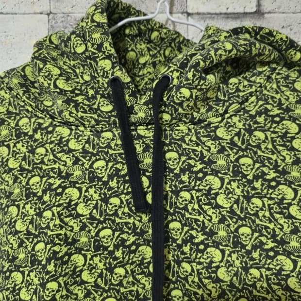 스투시 본즈 풀오버 후드티 L Vintage Bones Hoodie