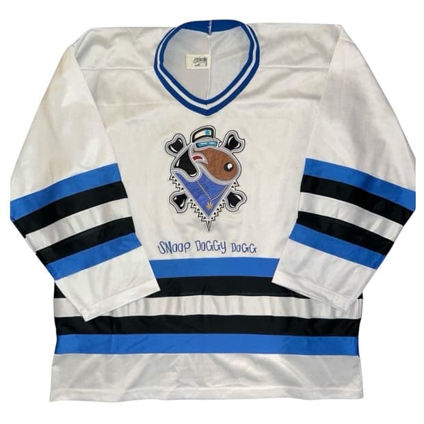 빈티지 90s Snoop Dogg 하키 저지