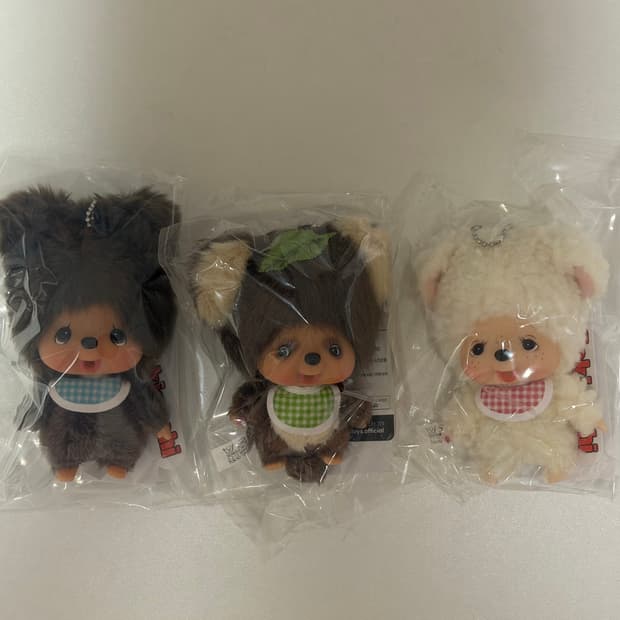 빅헤드 몬치치 프렌즈 쿠마,타누,챠무 일괄