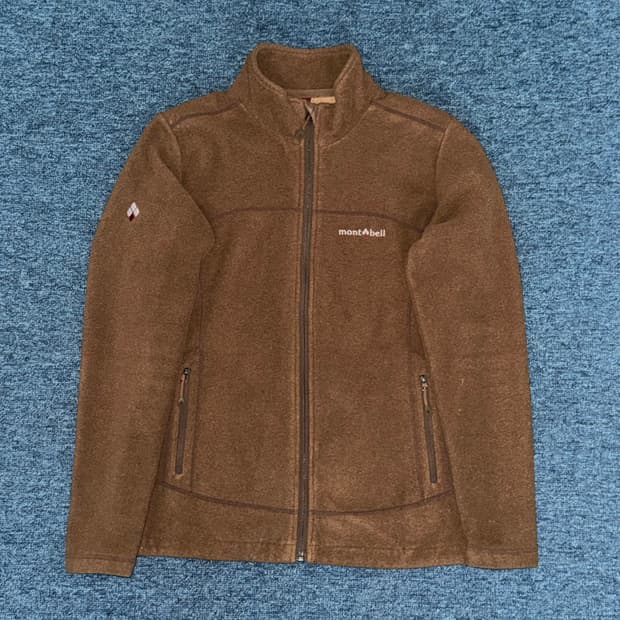 몽벨 브라운 플리스 후리스 M