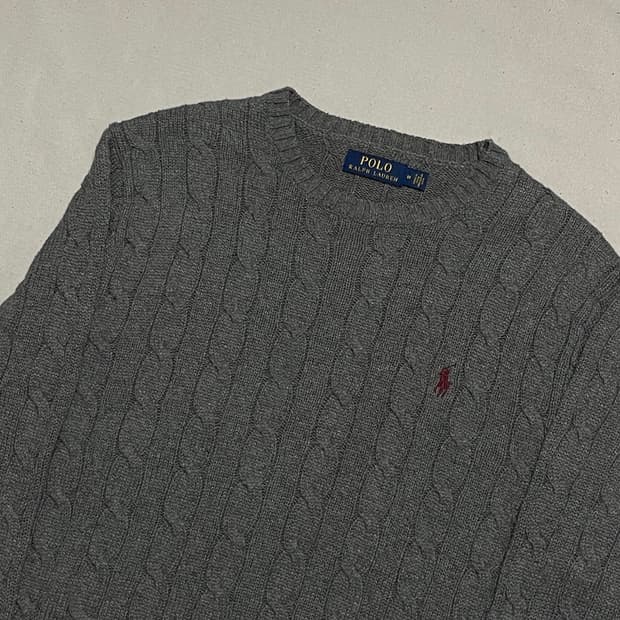M 폴로랄프로렌 케이블 니트