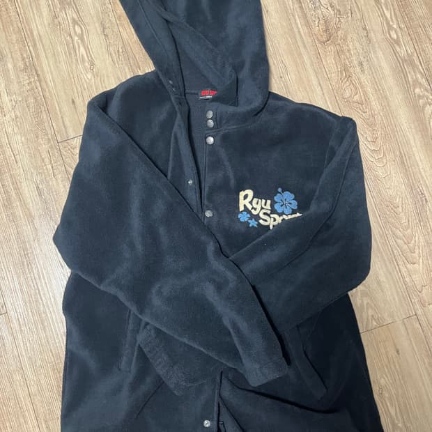 후리스 후드집업