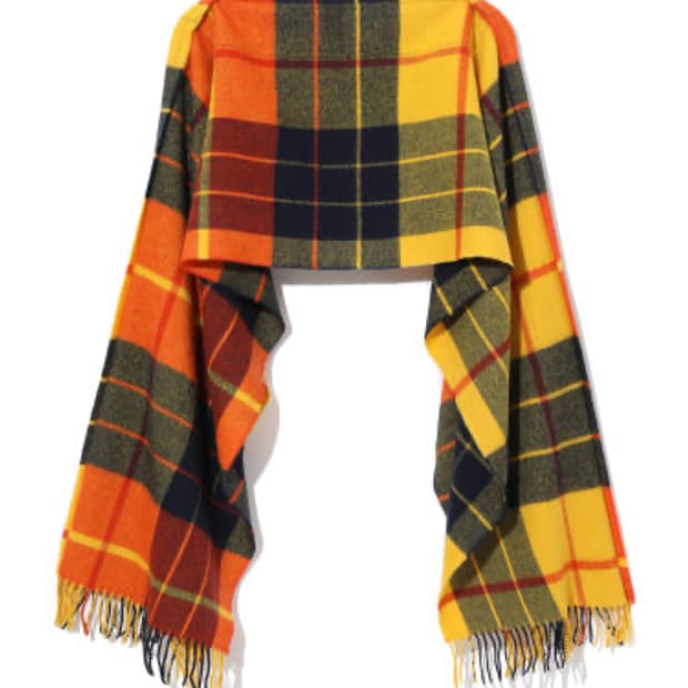 꼼데가르송 셔츠 x 로캐론 판초머플러 