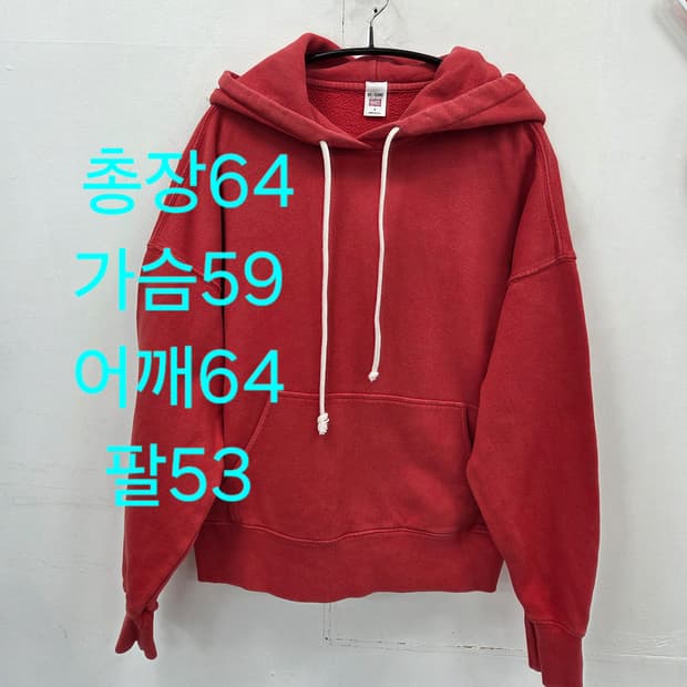 S RE/DONE HANES 리던 헤인즈 레드 후드 여성후드