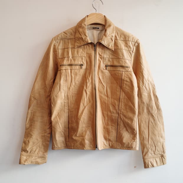 FACTOTUM 버팔로 레더 자켓