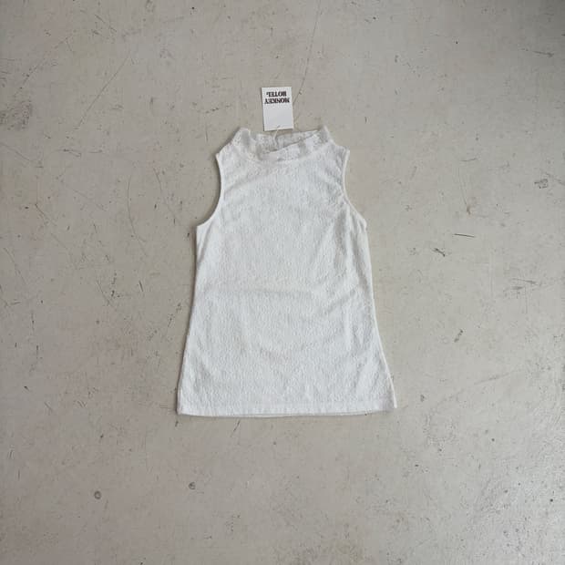 GRL collection JPN 빈티지 레이스 슬리브리스 블라우스 M
