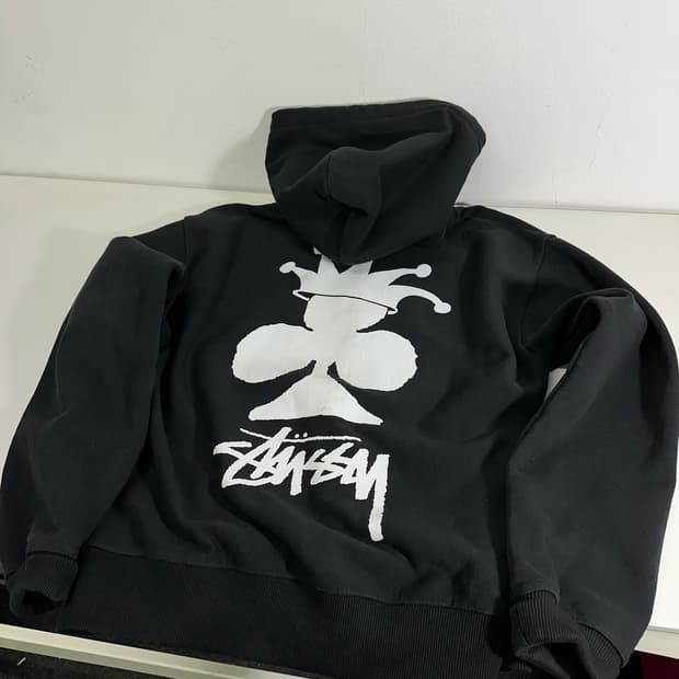 M 스투시 블랙 클로버 후드집업