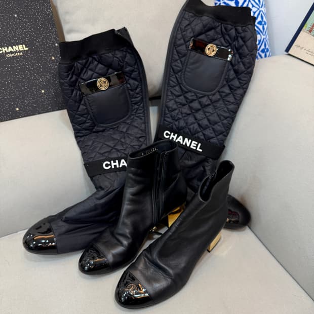 샤넬 투웨이 퀄팅 부츠 38.5사이즈 