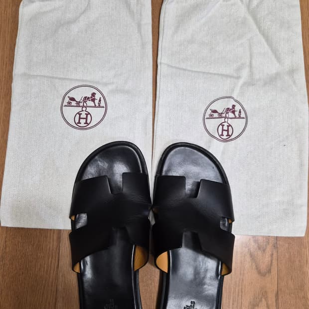 (정품) 에르메스 이즈미르 슬리퍼 43 (명품 남자 신발 샌들)