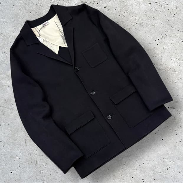 [L] 10ss 겐조 빈티지 수입택 블랙 포켓 자켓 C818