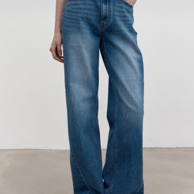 어스 US303 로우라이즈 와이드진 (중청)