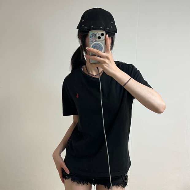 Polo black t-shirt