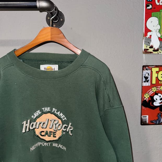 하드락카페 USA 스웻셔츠 