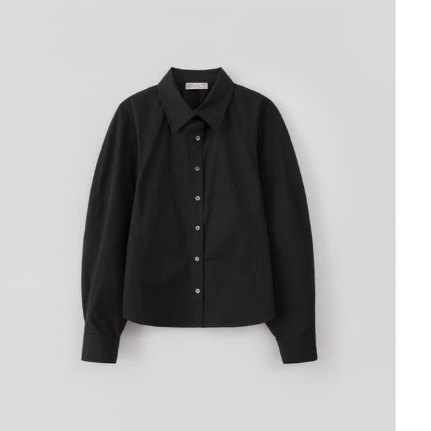 레이스 rrace Dolman Sleeve Shirt_Black