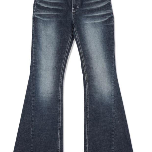 시너진 캣워싱 딥블루 부츠컷