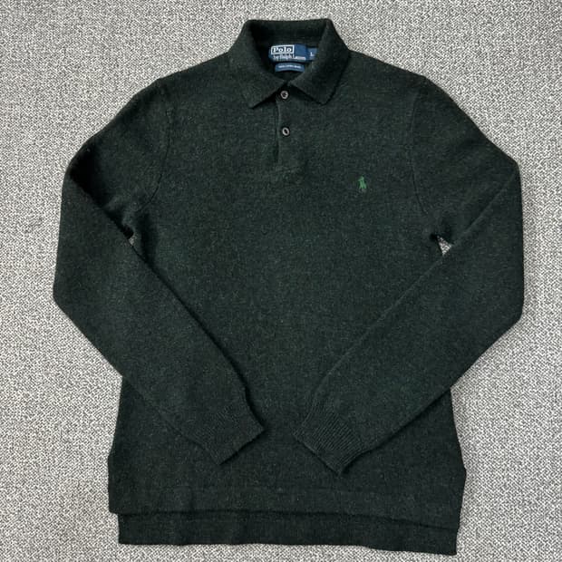 폴로 랄프로렌 램스울 카라 니트 스웨터