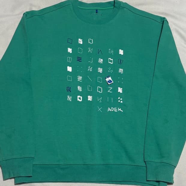 🫶🏻 A2 아더에러 그린 맨투맨 🫶🏻