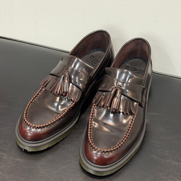 닥터마틴 아드리안 아카디아 레더 로퍼 체리 레드290