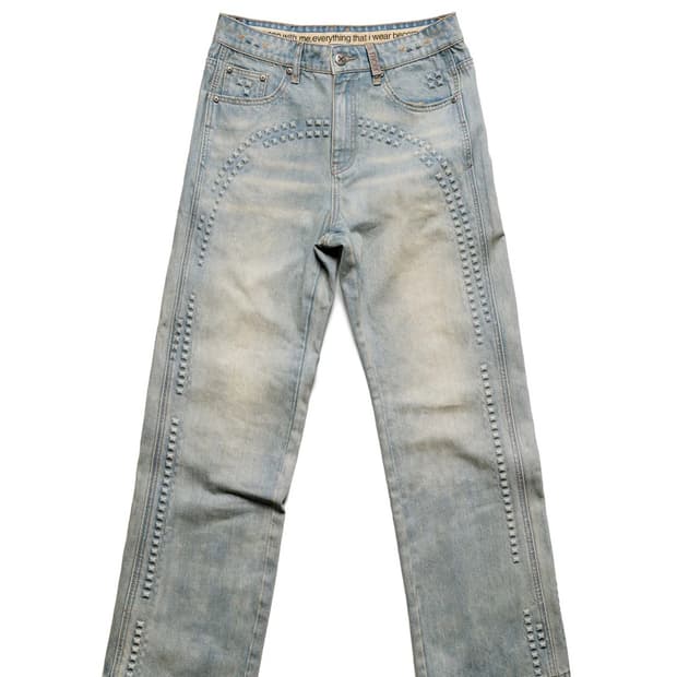 30) racer wordwide PYRAMID EMBOSSED DENI