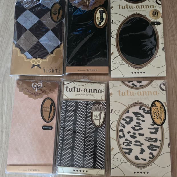 호피스타킹 아가일스타킹 패턴스타킹 고스 씬 TuTuanna 일본브랜드