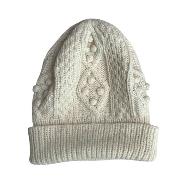 일본 빈티지 뜨개 비니