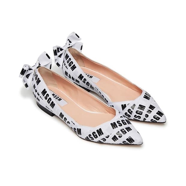 [정품] MSGM(엠에스지엠) 이탈리아 가죽 체크 펌프스 (39사이즈/새