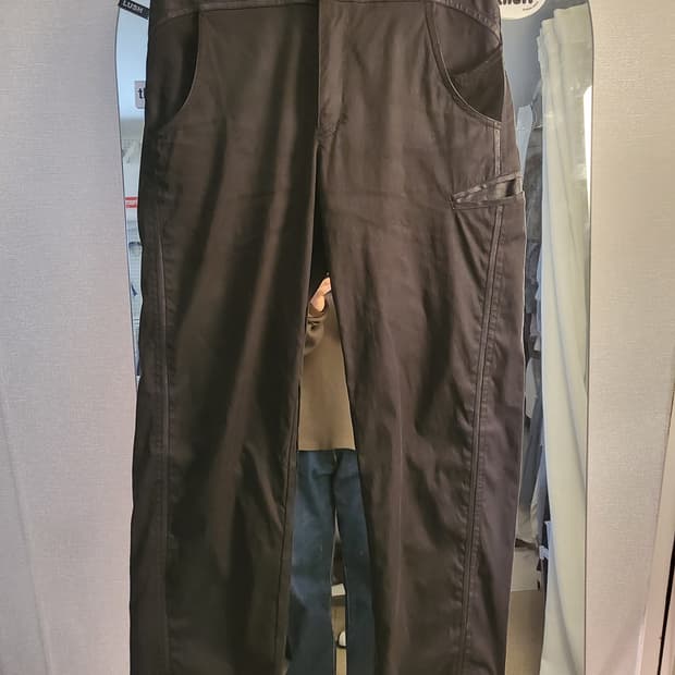 엑슬림 EP.2 시놉시스2 팬츠 블랙 1사이즈