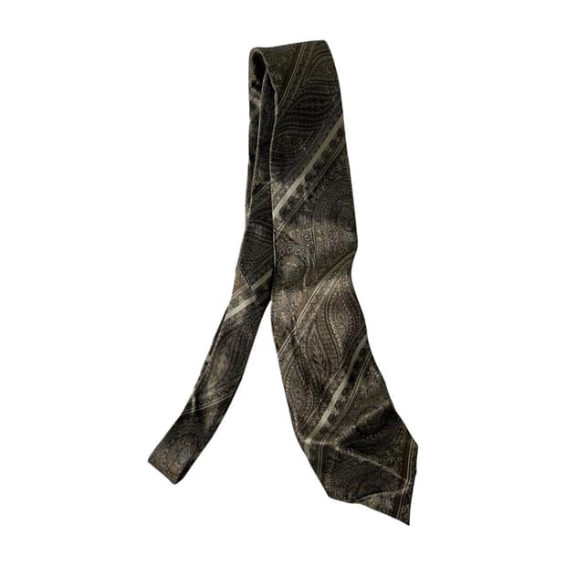 [Aquascutum] 아쿠아스큐텀 페이즐리 실크 넥타이