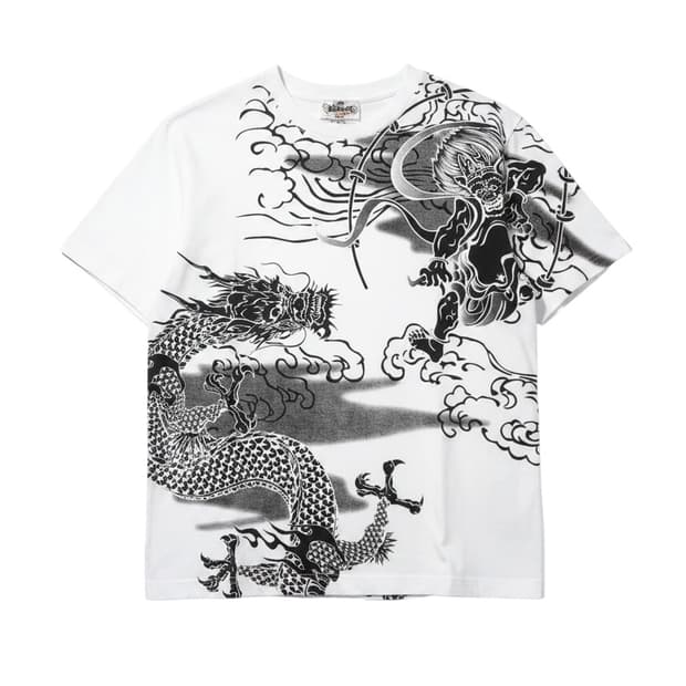 KARAKURI TAMASHII 絡繰魂 풍신뇌신 Half T-shirt