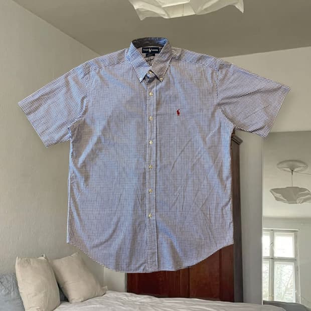 폴로랄프로렌 체크 반팔 셔츠 (Man 2XL)