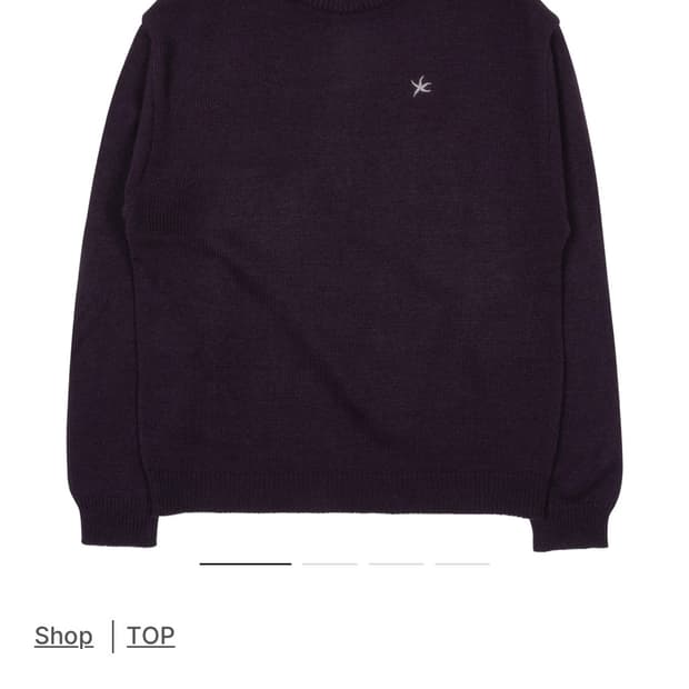 더콜디스트모먼트 TCM starfish mini logo knit