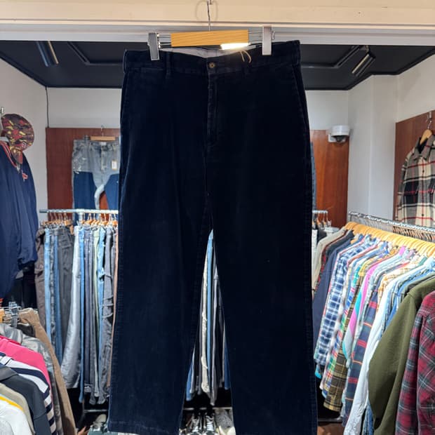 폴로랄프로렌 클래식핏 코듀로이 팬츠 빈티지 골덴바지 네이비 32