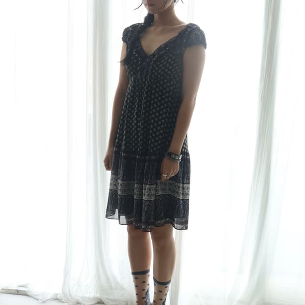 [Hysteric Glamour]Fuckbear Paisely Dress