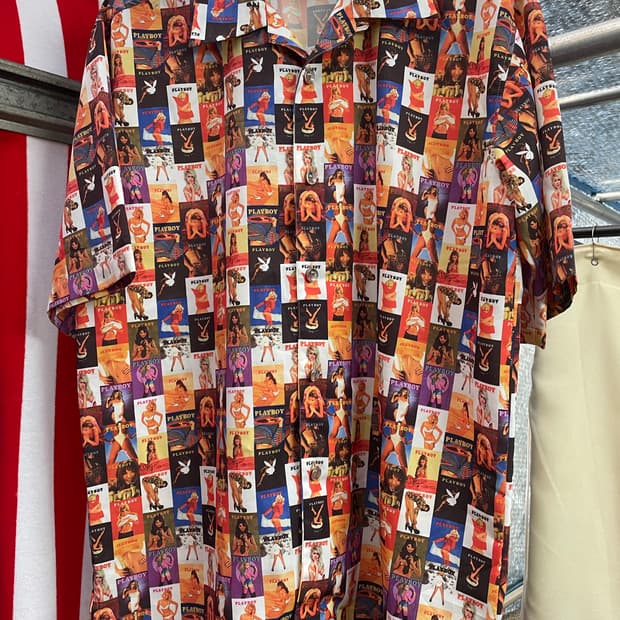 Playboy 90s 반팔셔츠 110