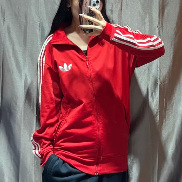 M 아디다스 OG 파이어버드 레드 트랙탑