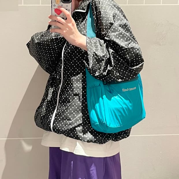 montbell 몽벨 라이트 숄더백 스몰 터콰이즈 블루