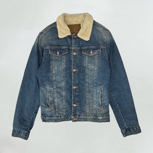 자라 쉐르파 데님 자켓