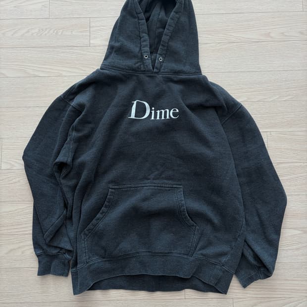 Dime 다임 차콜 후디 L