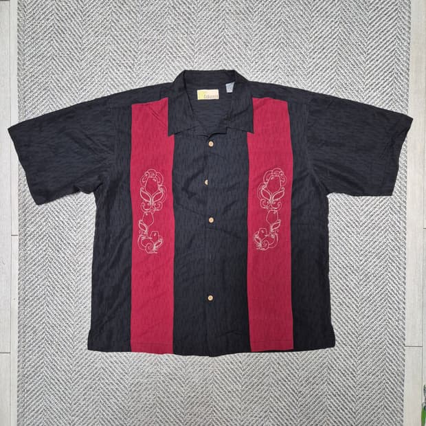 00s 빈티지 쿠바베라 셔츠 (XL)