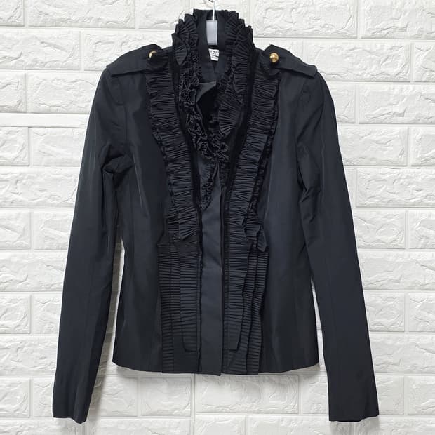 택포// M 지방시 프릴 장식 자켓