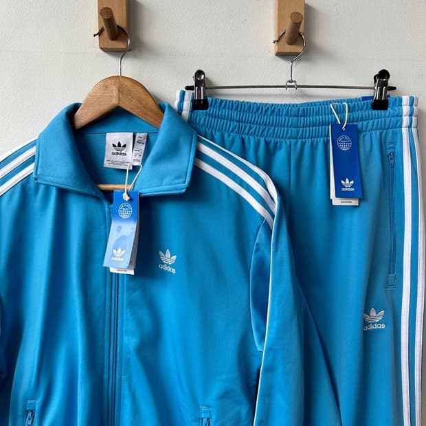 9310 - 아디다스 유로파 하늘색 트랙탑 져지 셋업