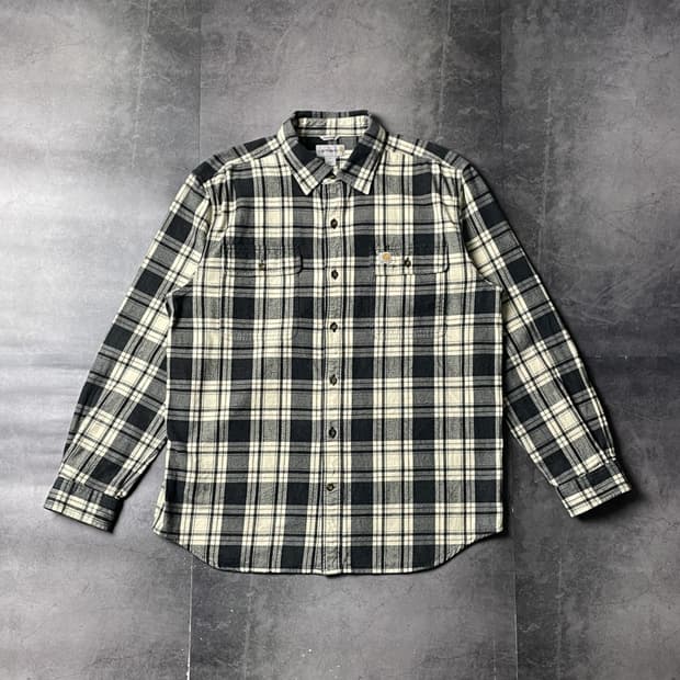 CARHARTT 칼하트 빈티지 체크 플란넬 워크 셔츠 A00891